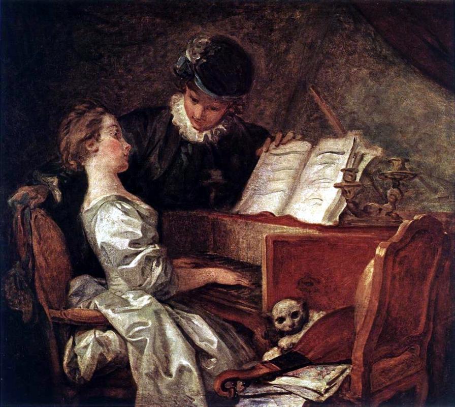La Leçon de musique (Fragonard)