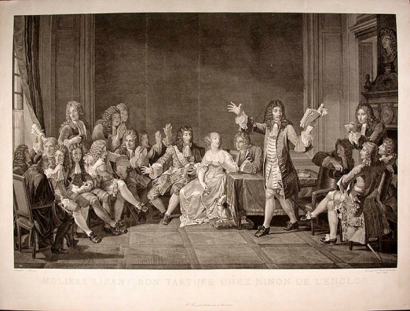Molière lisant Tartuffe chez Ninon de Lenclos