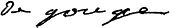 Signature d'Olympe de Gouges