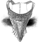 Corset en brocart d'or (Musée des Arts décoratifs)