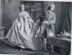 Couple sous la Régence