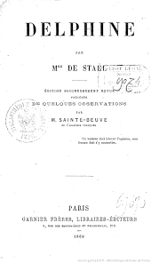 Delphine (Mme de Staël)