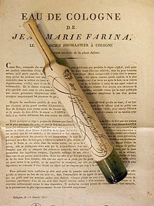 Eau de Cologne de Jean-Marie Farina