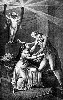 Illustration de la lettre 10 des Liaisons dangereuses (Laclos)