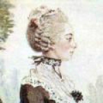 Julie de lespinasse (Carmontelle, détail)
