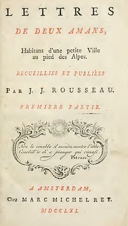 Julie ou La nouvelle Héloïse