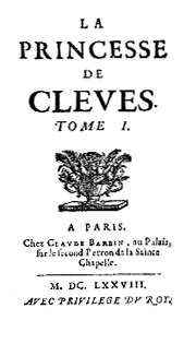 La princesse de Clèves (Mme de la Fayette)