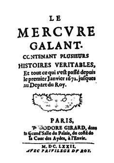 Le Mercure galant