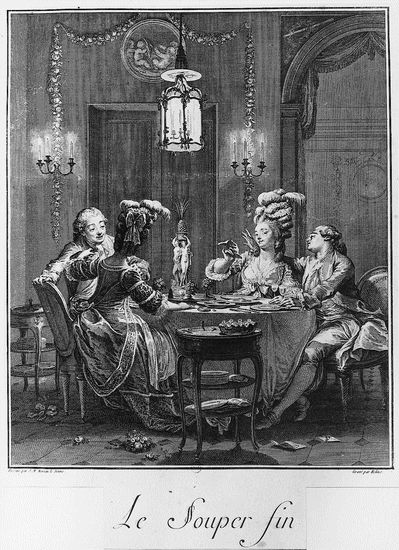 Le Souper fin (Moreau le jeune)