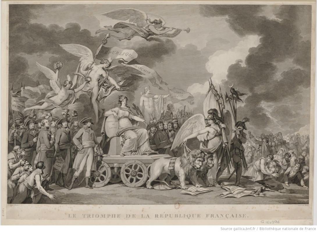 Le Triomphe de la République (estampe, BNF)