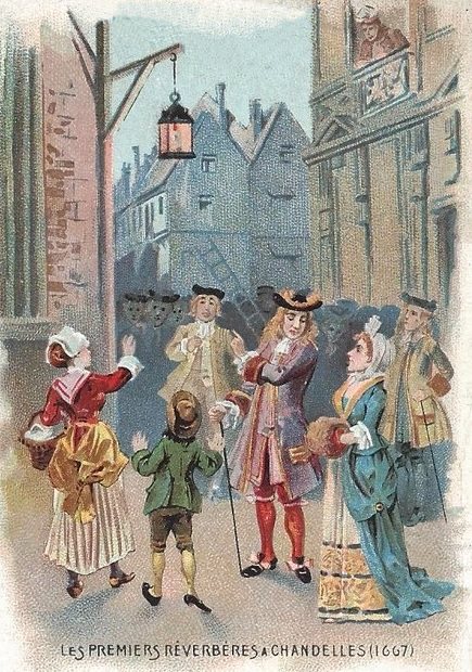 Les premiers réverbères