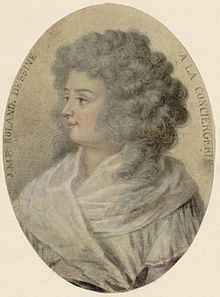 Mme Roland à la Conciergerie (1793)