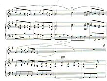 Musique de la pièce Avril composée par Rousseau