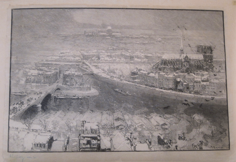 Paris sous la neige