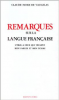 Remarques sur la langue française (Vaugelas)