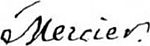 Signature de Loui-Sébastien Mercier)