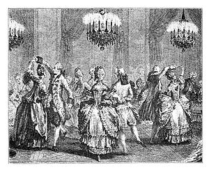 Un bal au 18e siècle