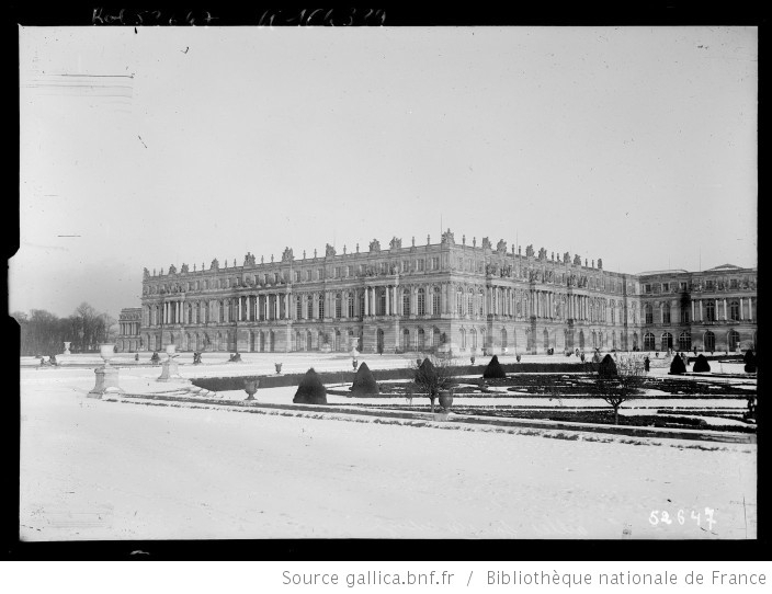 Versailles sous la neige